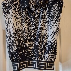 Stylish Black and White Women's Top